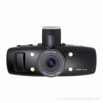 Car Black Box, Car DVR, Driving Recorder with Full HD 1,080P H.264, 1.5-inch Screen and GPS/G-sensor